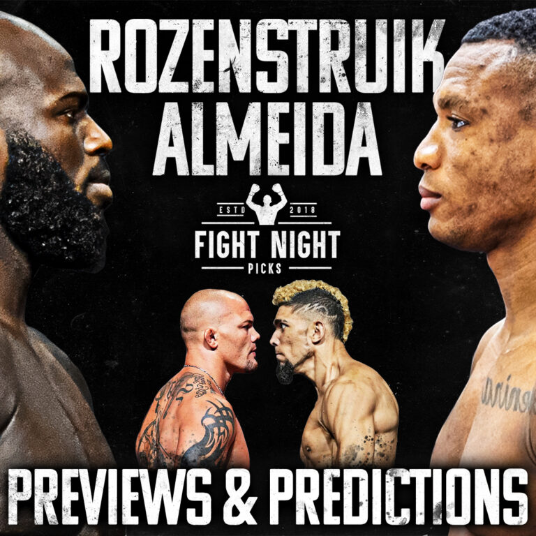UFC Charlotte: Rozenstruik vs. Almeida Full Card Previews & Predictions ...